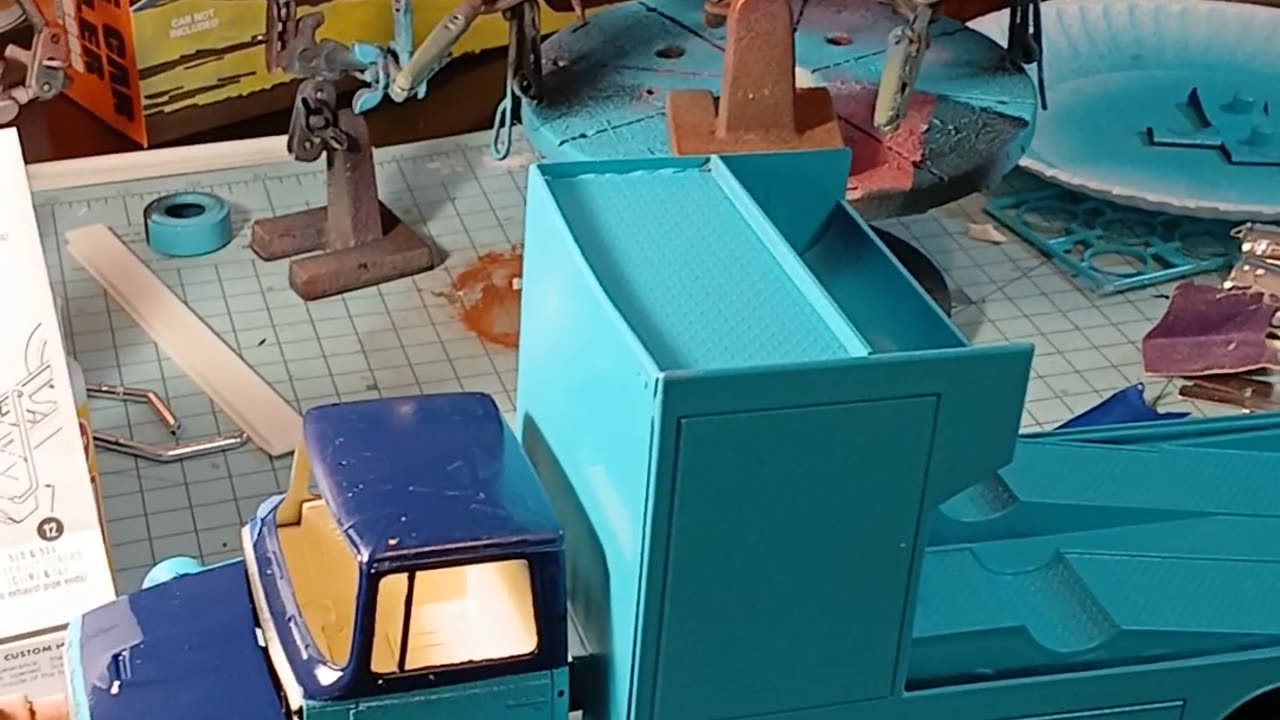 AMT Ford Race Car Hauler - Full Build Part 4