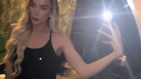 Tgirl seeing herself in this mirror