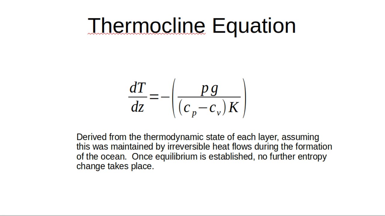 Ocean Thermocline