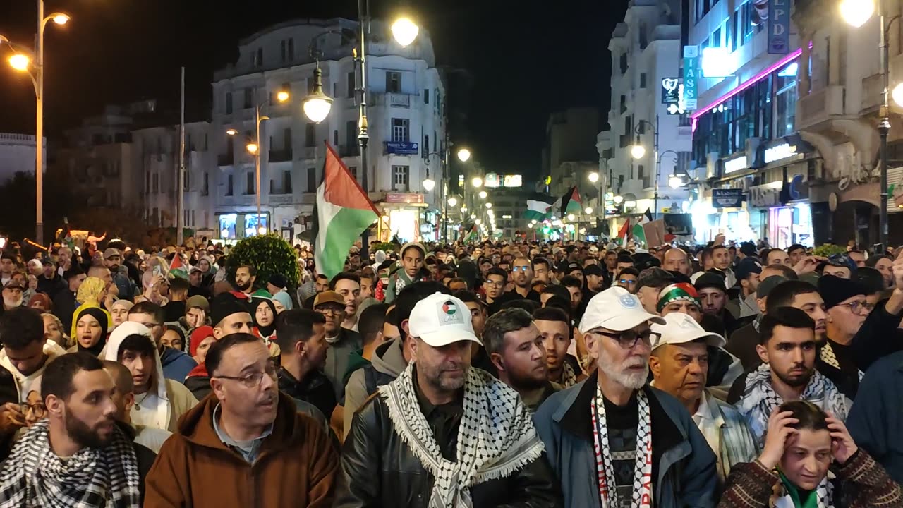 إحياء الذكرى 49 ليوم الأرض الفلسطيني من طنجة 29 03 2025 مافاكينش مافاكينش
