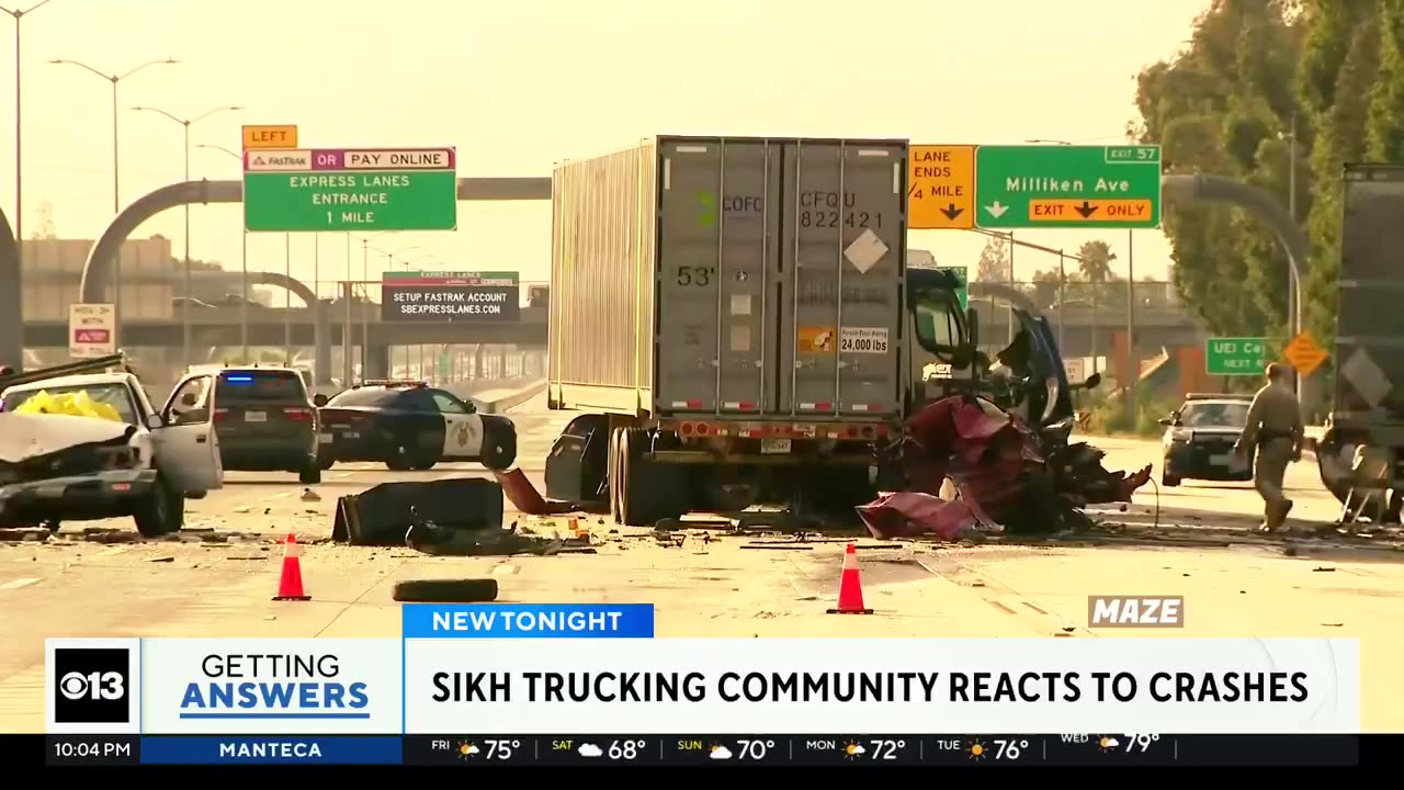 Illegal Indian truck drivers are killing Americans and CBS has the audacity to defend them