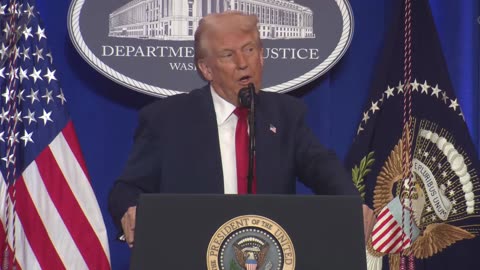 President Trump Delivers Remarks at the Department of Justice