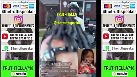 BIG MOTHERFUCKING QUEEN TOMIKAY NOT THE LITTLE ONE!! DOLLAR BILL BLOOD AUNTIE KICKED OUT HIS LIVE FOR DISRESPECTING THE QUEEN!! WHOOP THERE IT IS KISS THE MOTHERFUCKING RING!!