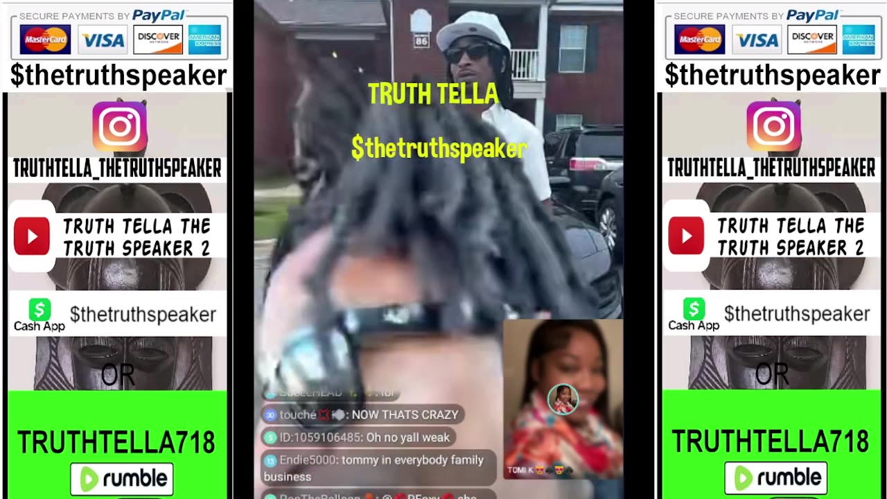 BIG MOTHERFUCKING QUEEN TOMIKAY NOT THE LITTLE ONE!! DOLLAR BILL BLOOD AUNTIE KICKED OUT HIS LIVE FOR DISRESPECTING THE QUEEN!! WHOOP THERE IT IS KISS THE MOTHERFUCKING RING!!