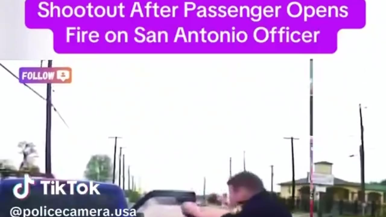 Bodycam captures police shootout with passengers