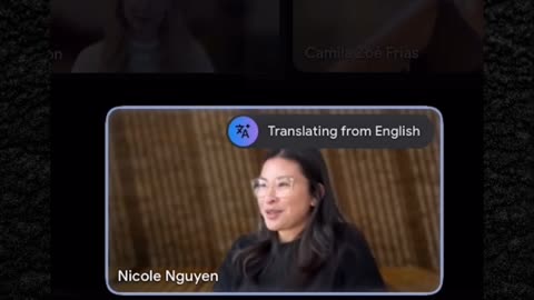 Google coming out with their realtime translator, it mimics your voice