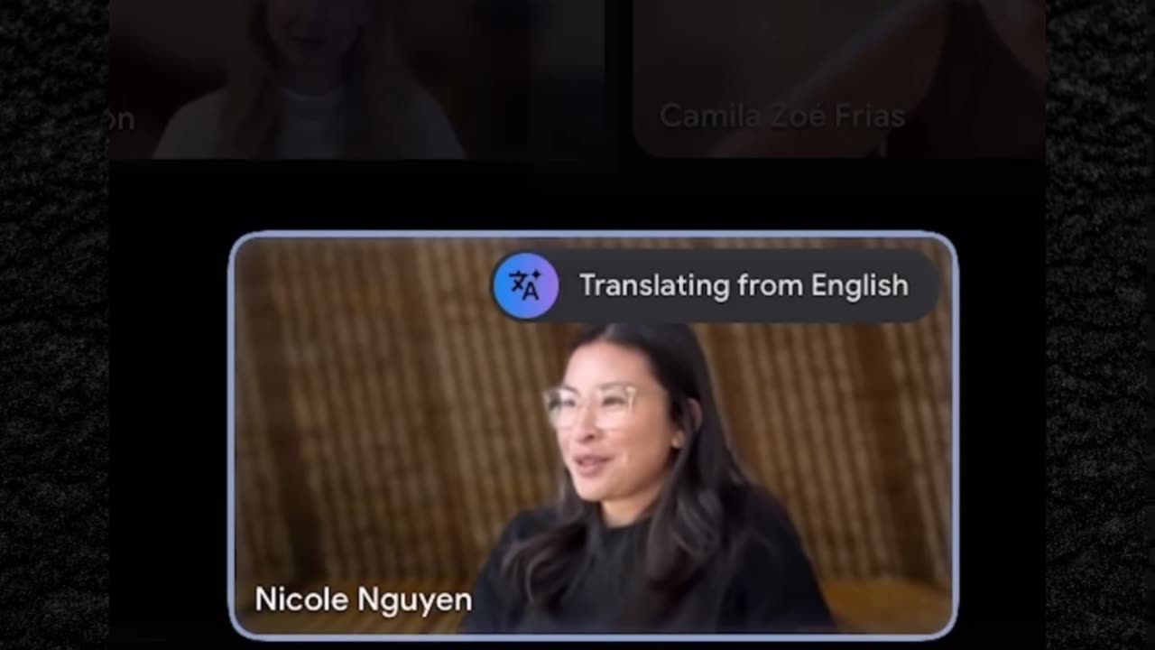 Google coming out with their realtime translator, it mimics your voice