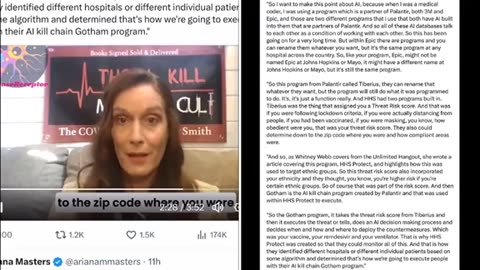 Palantir -> KILL CHAIN ->HHS ..