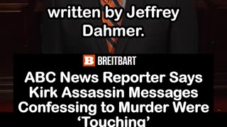 ABC: Charlie Kirk Killer’s Texts Were ‘So Touching’