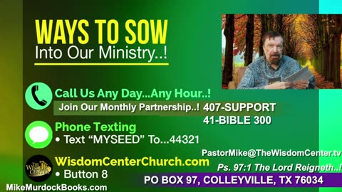 Re-Air: The Wisdom Family With Mike Murdock...!!!