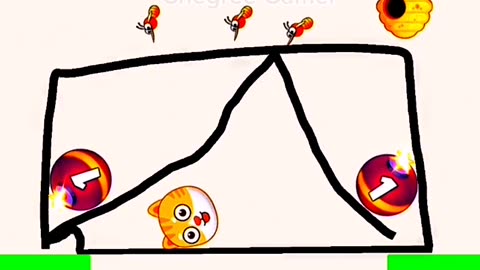 Can Doge Survive? 🐶🔥 Save The Doge from Insane Bee Attack 🐝 | Viral Gaming Shorts | Chegree Gamer