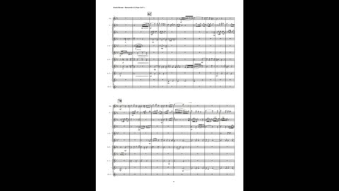 Gabriel Fauré – Barcarolle 12, Op. 105, No. 2 (Flute Octet = 2 Bass Clarinets & Contrabass Clarinet)