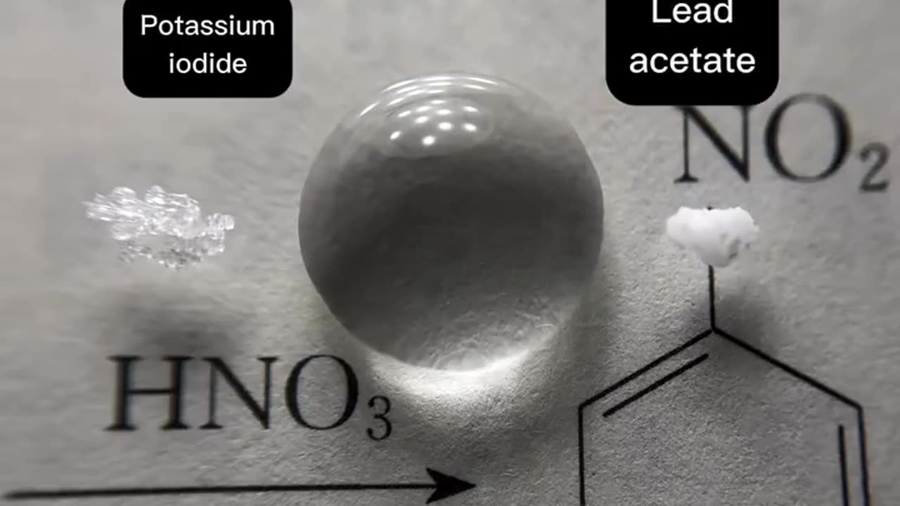 Creating visual arts using chemistry
