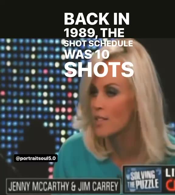 1989 only 10 shots given for vaccines