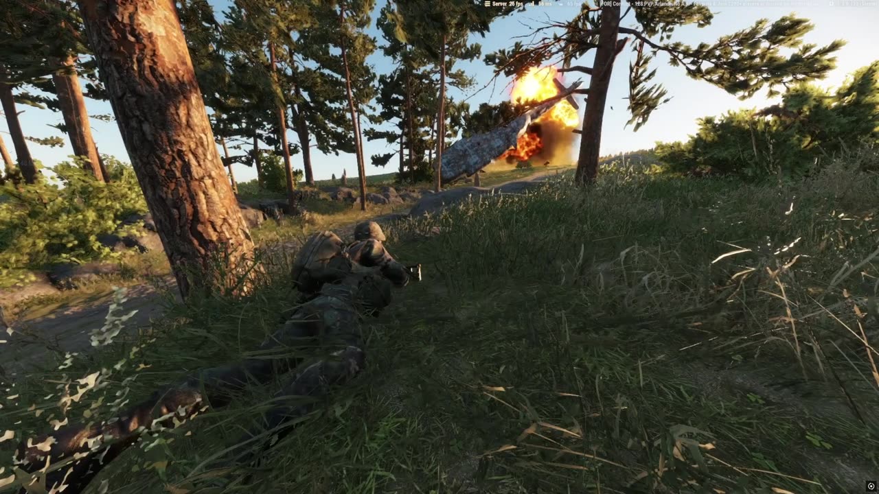 Arma reforger, Unbelivable heli moment