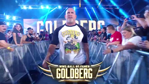 Full Segment Goldberg take out gunther in one punch