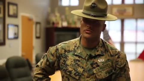 Marine Getting Smoked by a USMC Drill Instructor