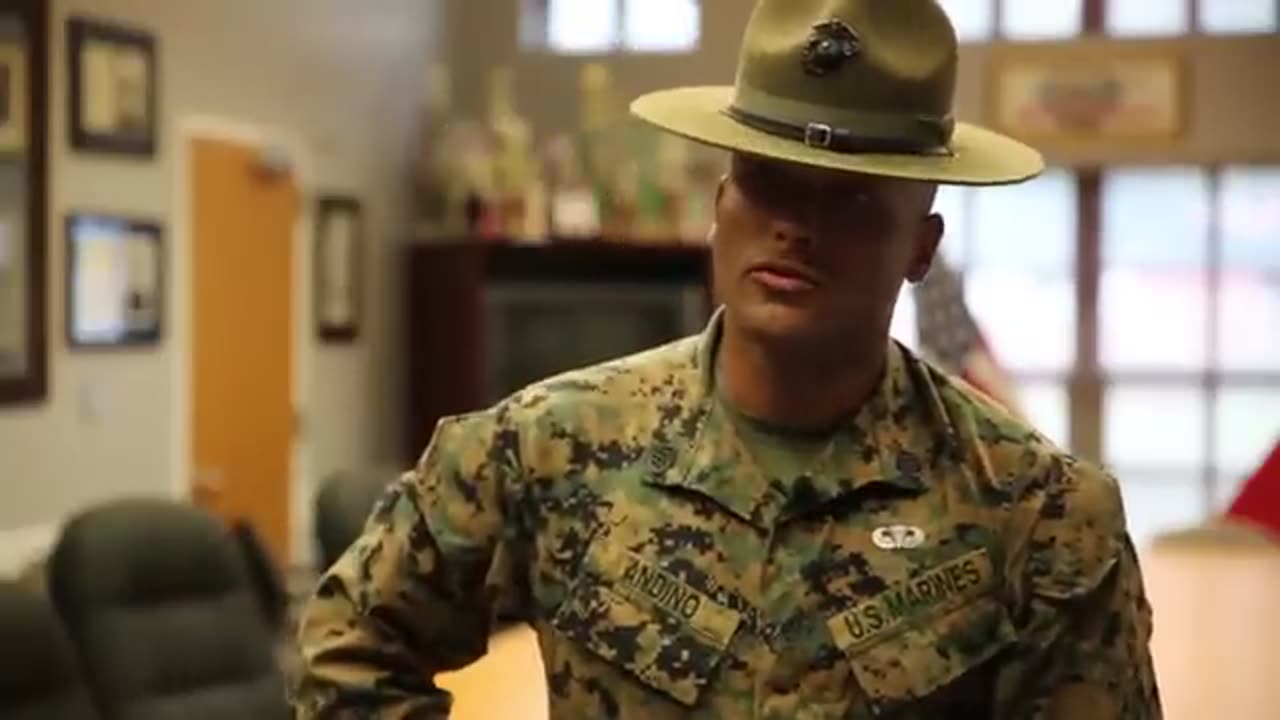 Marine Getting Smoked by a USMC Drill Instructor