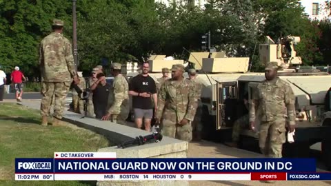 800 National Guard troops to be deployed throughout DC as part of Trump’s crime crackdown