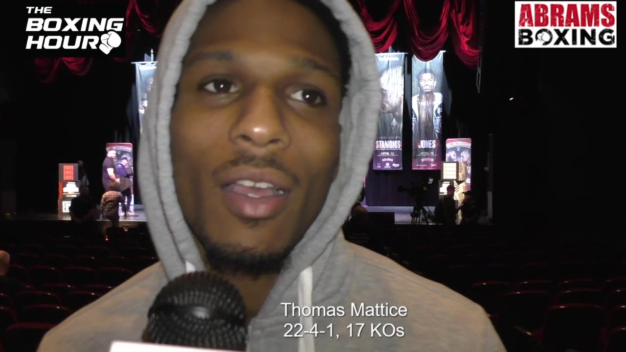 Thomas Mattice Talks about showdown with Raymond Ford