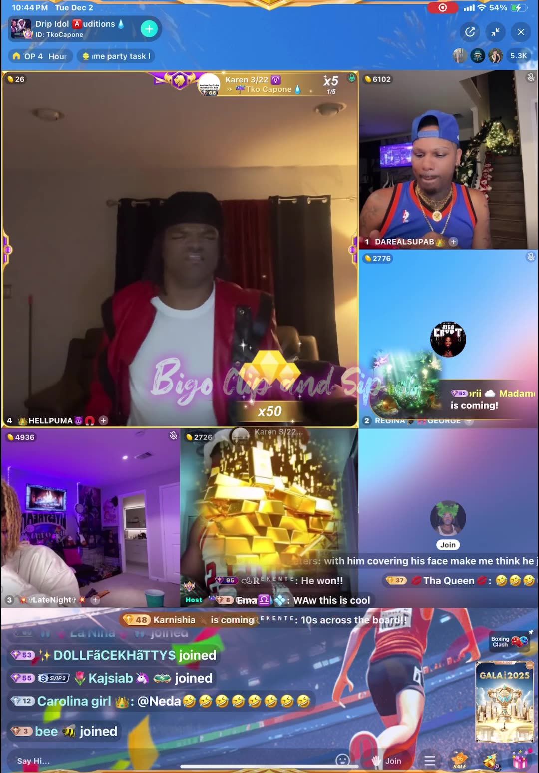 Drip idol host TKO n judges LateNight n Supa make fun of special needs man 12/2/25 #bigoclipandsip