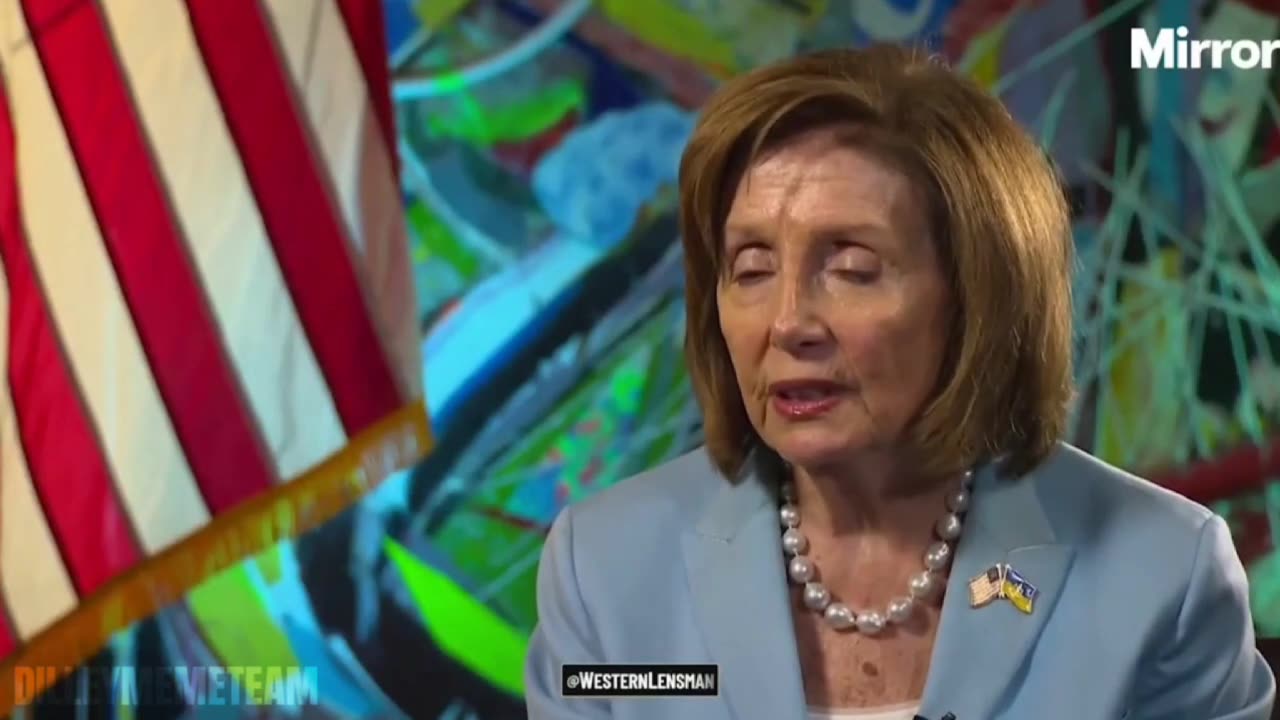 NANCY CRAZY PSYCHOTIC DELUSIONAL😝 PELOSI