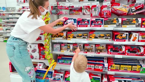 Cutest Toy Haul Ever! Toddler Shops for Fun"