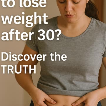 "Why Most Diets Fail After 30 (And What Actually Works)"