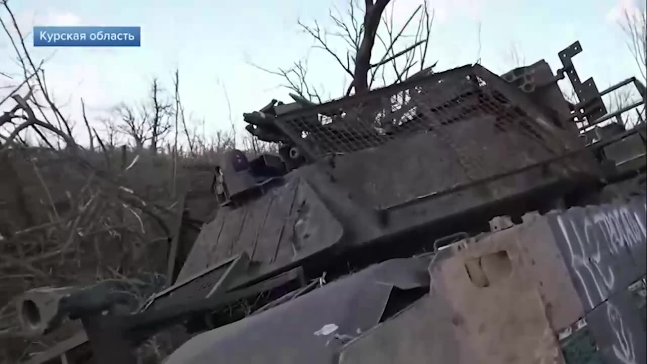 found two Abrams tanks today