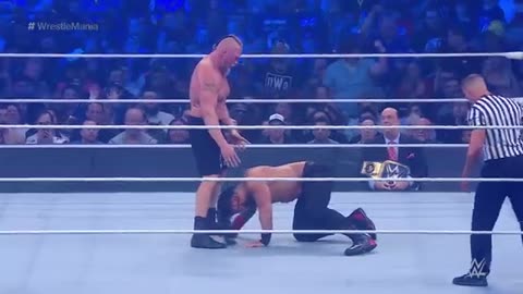 Kompletes match Brock Lesnar vs Roman reigns