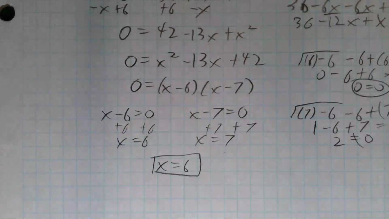 Saxon Algebra 1 Lesson 108 (b)