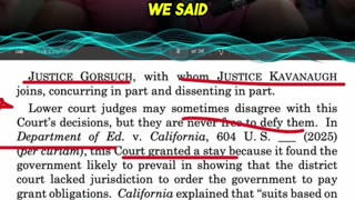 Gorsuch and Kavanaugh SLAM Defiant Judges