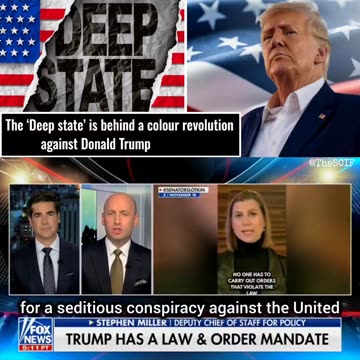 The DEEP STATE is actively engaged in an operational COLOR REVOLUTION against The USA