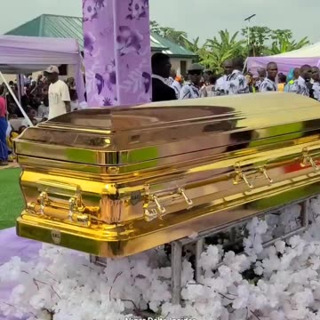 Prophet Jeremiah buried his late mother, Mama Asetu, in a gold casket worth over N150 million.