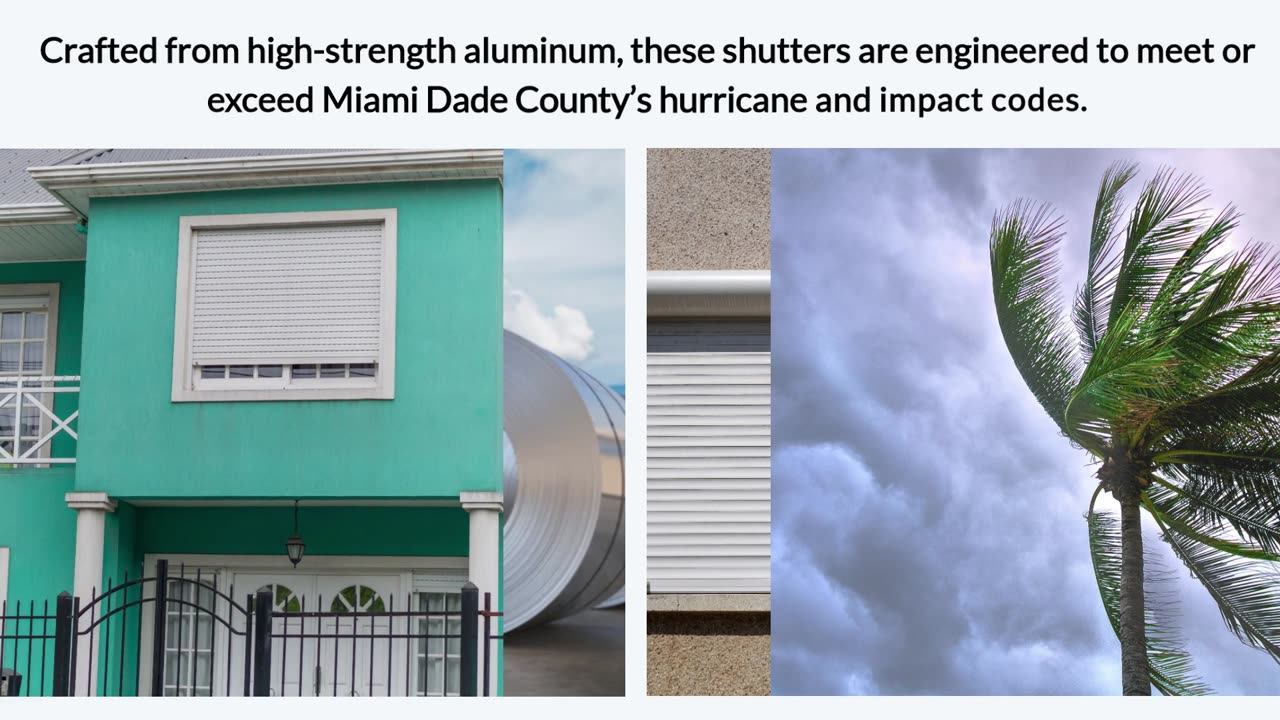 Roll Down Hurricane Shutters