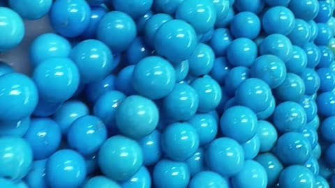 250617-7 Sleeping Beauty Turquoise Bead Strand: Wear the Breath of the Sky Around Your Neck