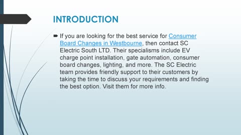 Best Consumer Board Changes in Westbourne