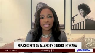 Jasmine Crockett Says She Wasn't Invited On Colbert's Show