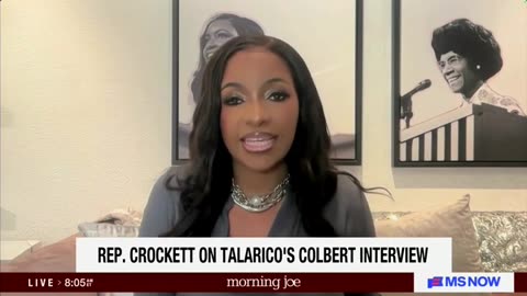 Jasmine Crockett Says She Wasn't Invited On Colbert's Show