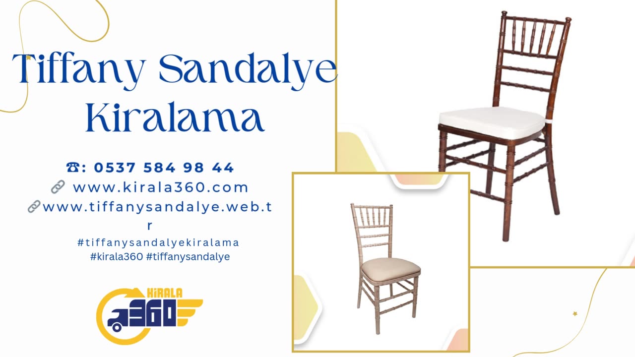 Tiffany Sandalye Kiralama