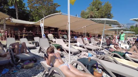 Kemer Beach Walking Tour Antalya - Awesome Views | Best Travel #beach #seabeach #beachtravel