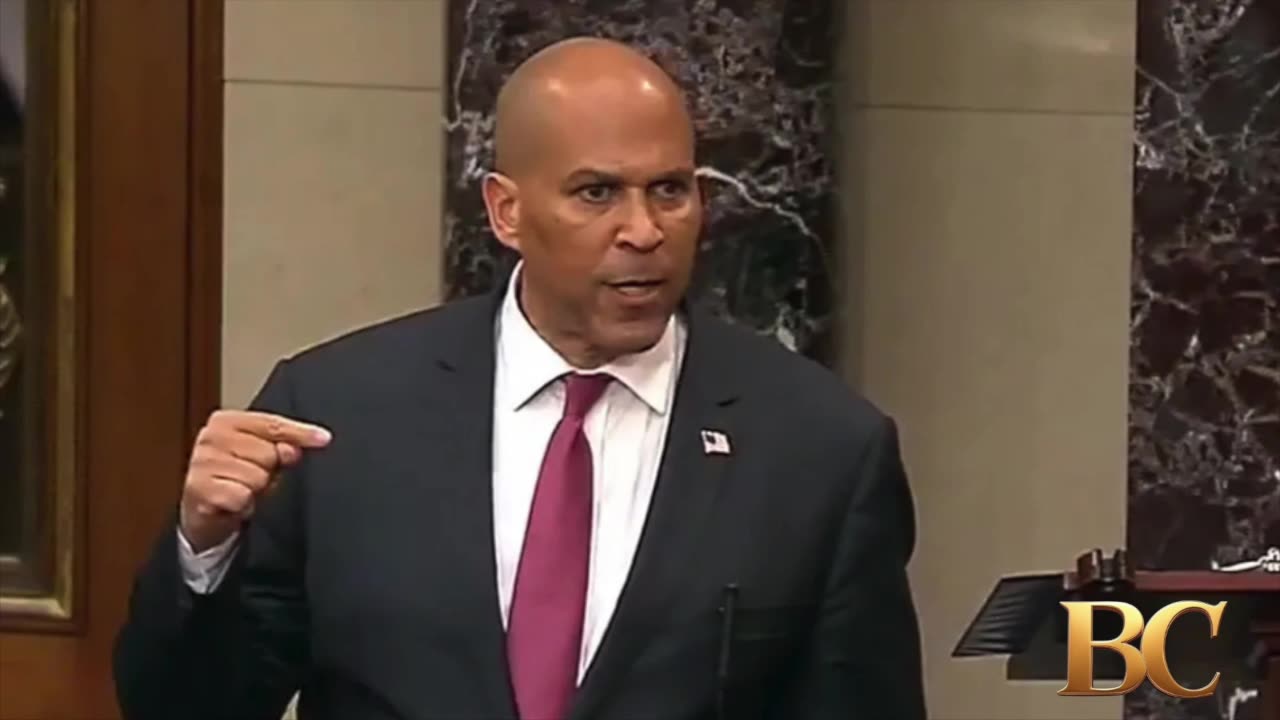 Senate floor erupts as Booker accuses Dems of being “complicit” with Trump