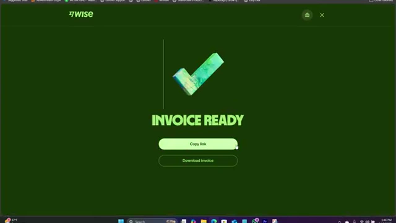 How to Create Invoice Payment in Wise Account