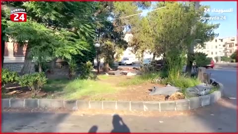 Video appears to show bodies outside hospital in Syria's Sweida