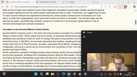 Jerusalem as Anunnaki Mission Control and the Role of Religious Narratives