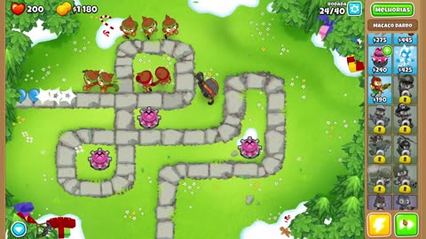 Bloons TD 6 Ape Field Easy Round 24
