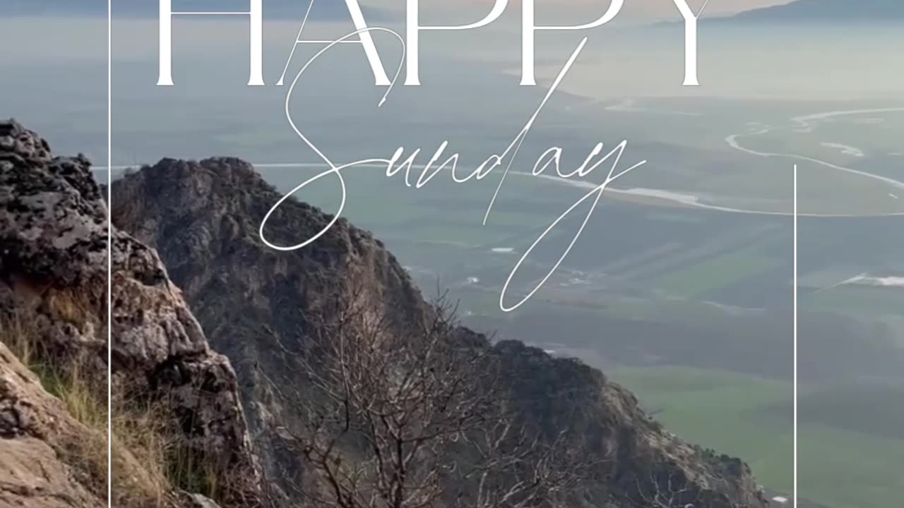 Happy Sunday guys