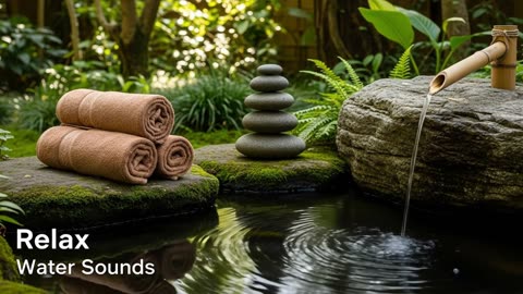 Relaxing Music with Water Sounds 🌱 Stress Relief • Relieve depression