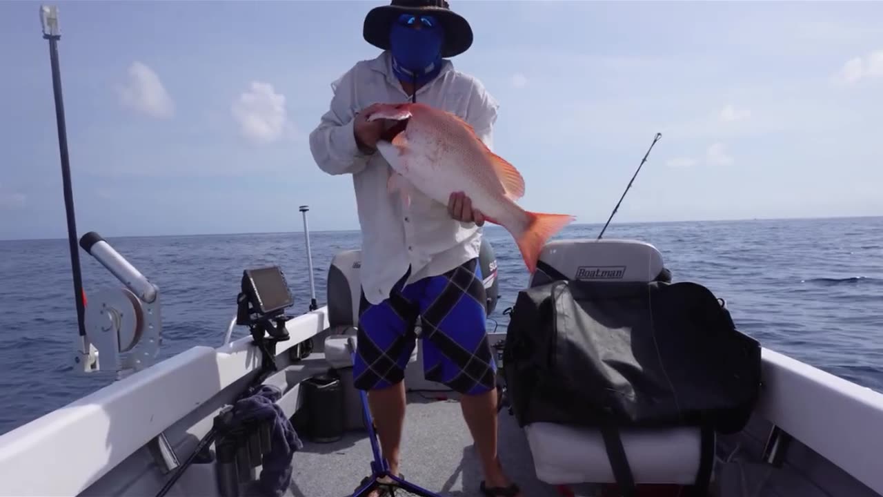 Chasing Large Mouth Nannygai off Cairns