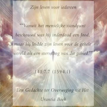 Zijn Leven voor Iedereen